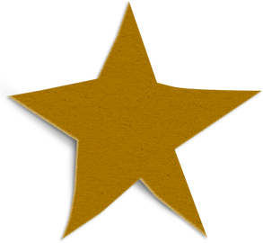 Abstract Paper Cut-Out Star