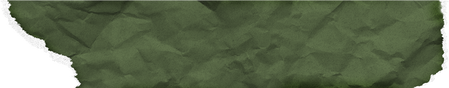 Green Crumpled Tape Ripped at Both Ends